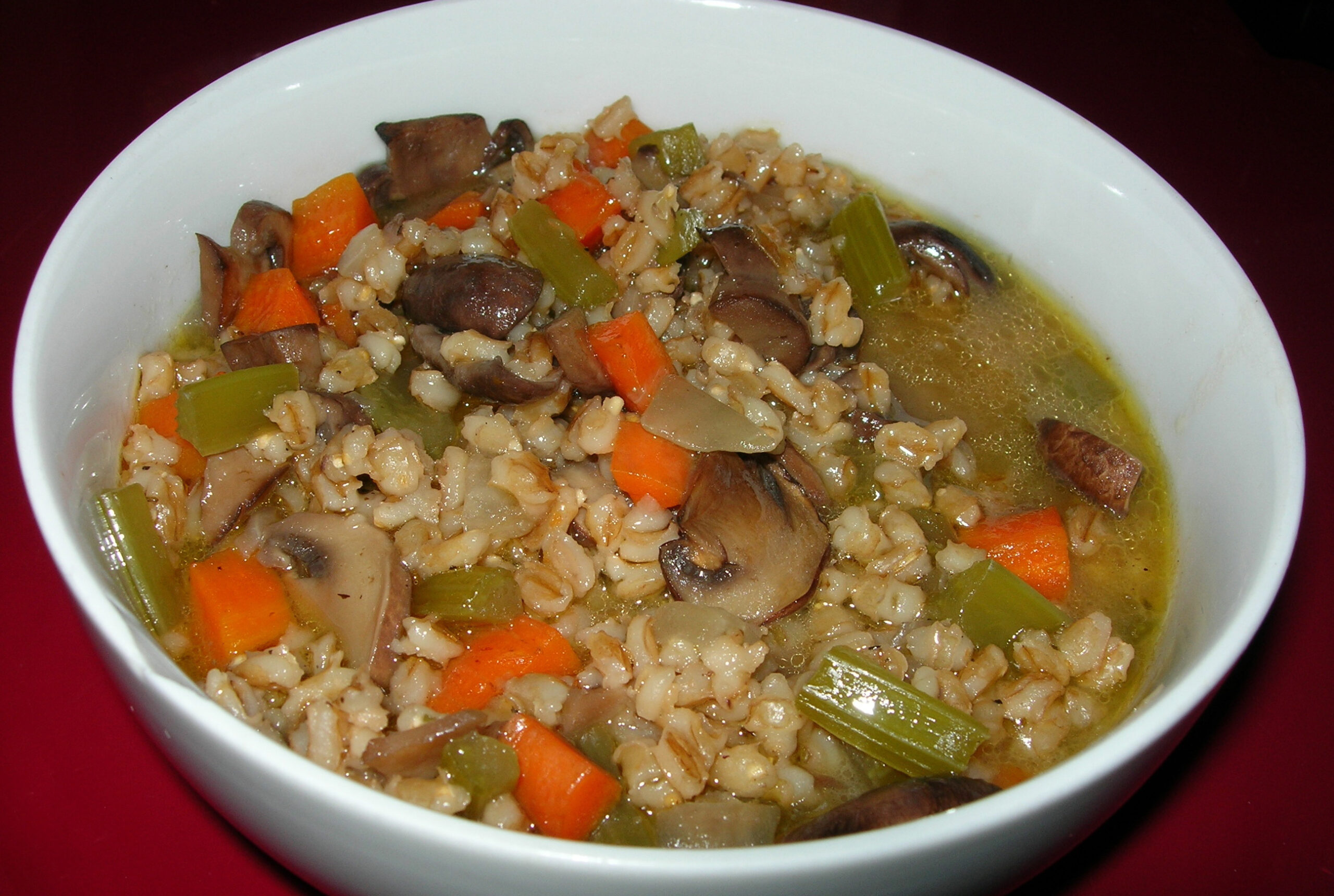 Mushroom Barley Soup