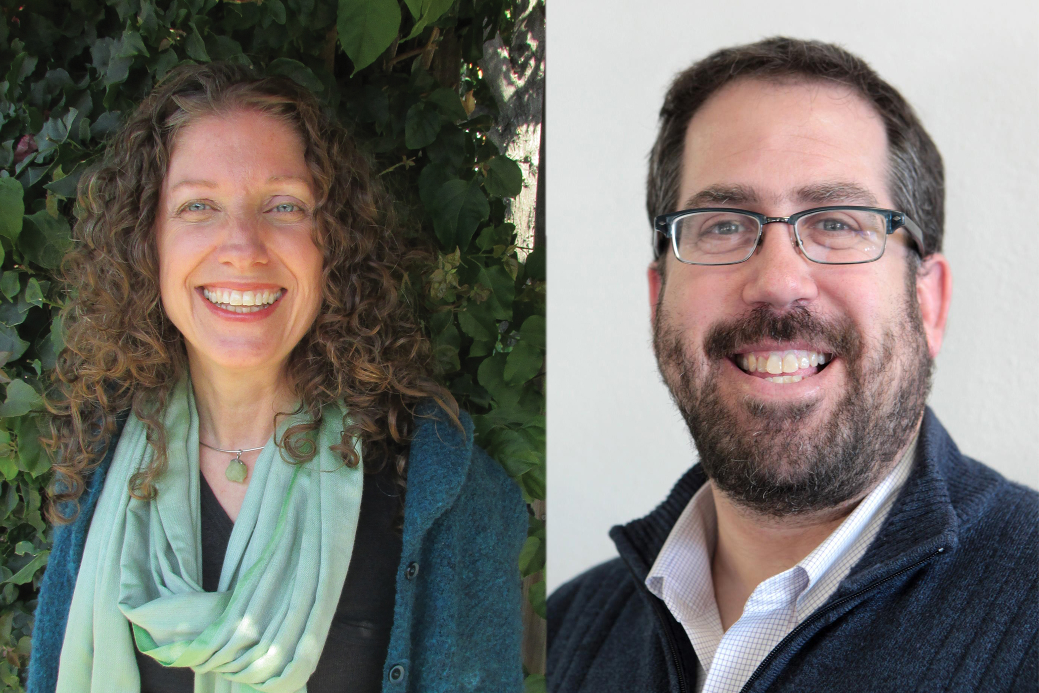 Cantors Sharon Bernstein (left) and Leigh Korn