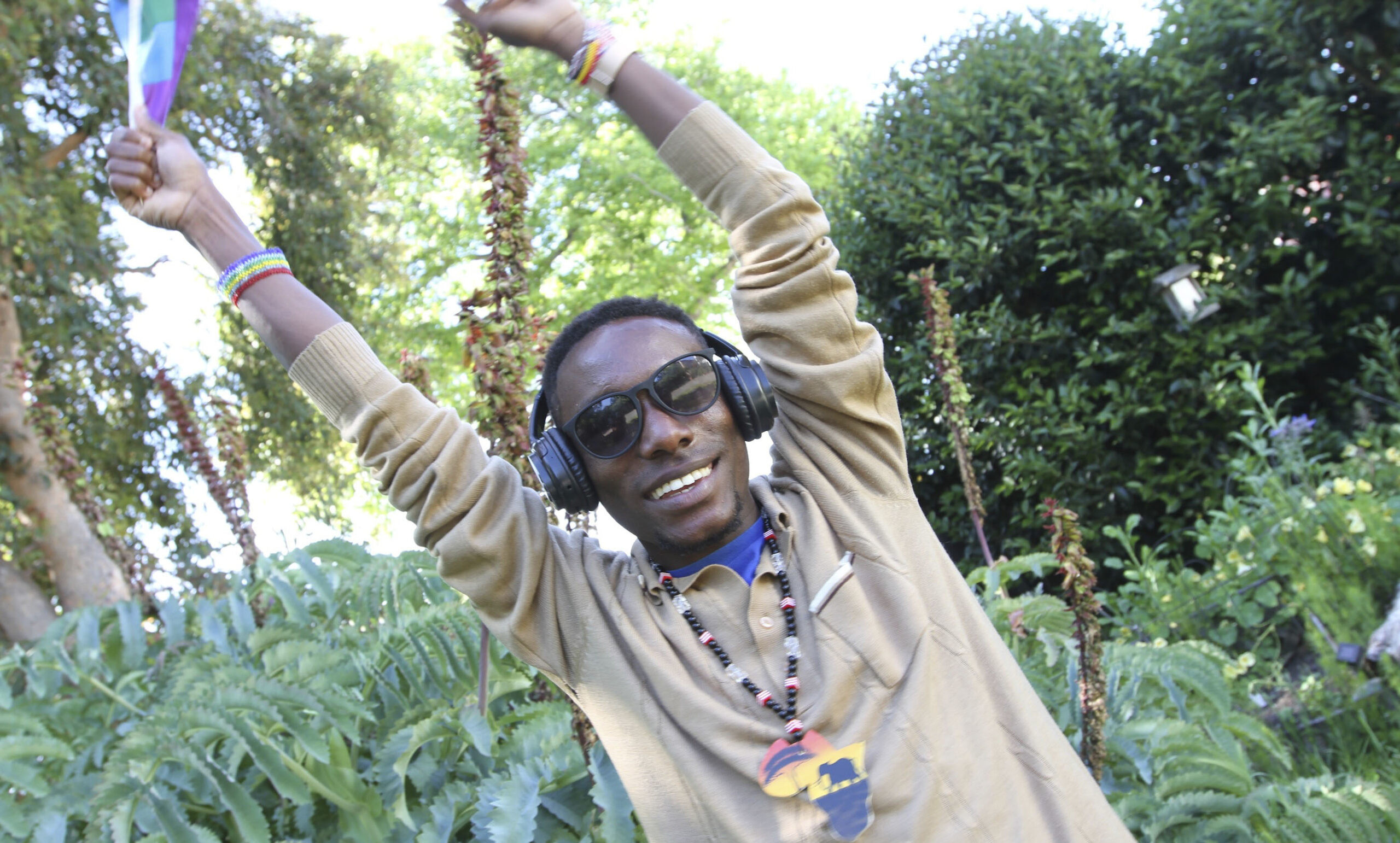 “Zander,” who fled from draconian anti-gay laws in his home country of Uganda, now resides in Berkeley. (Photo/Sophie Constantinou)