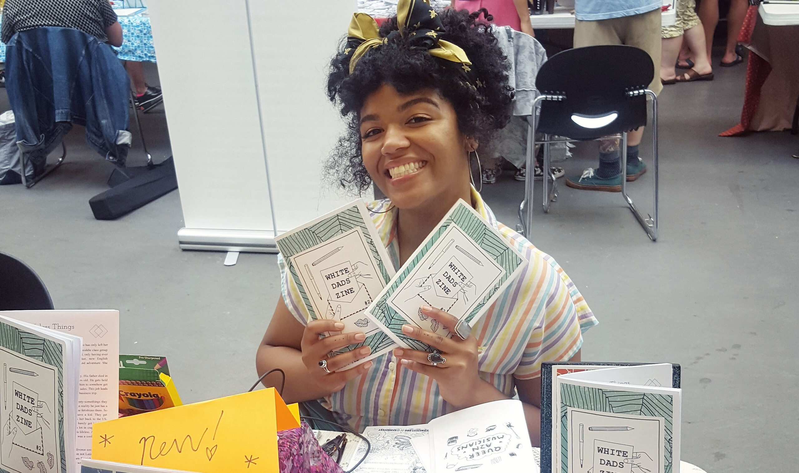 Sarah Grace Gladstone at San Francisco Zine Fest in September, 2017