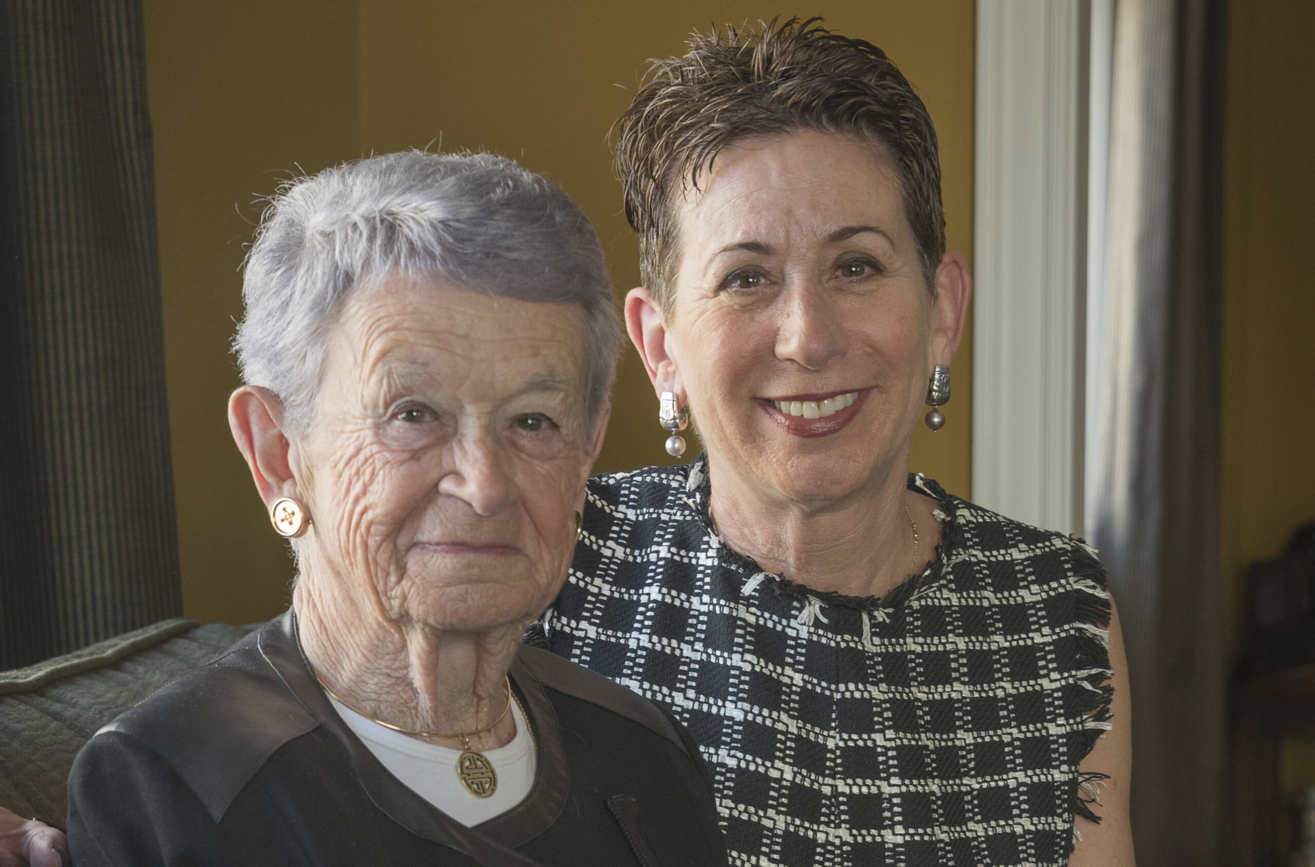 Adele and Dana Corvin (Photo/Norm Levin)