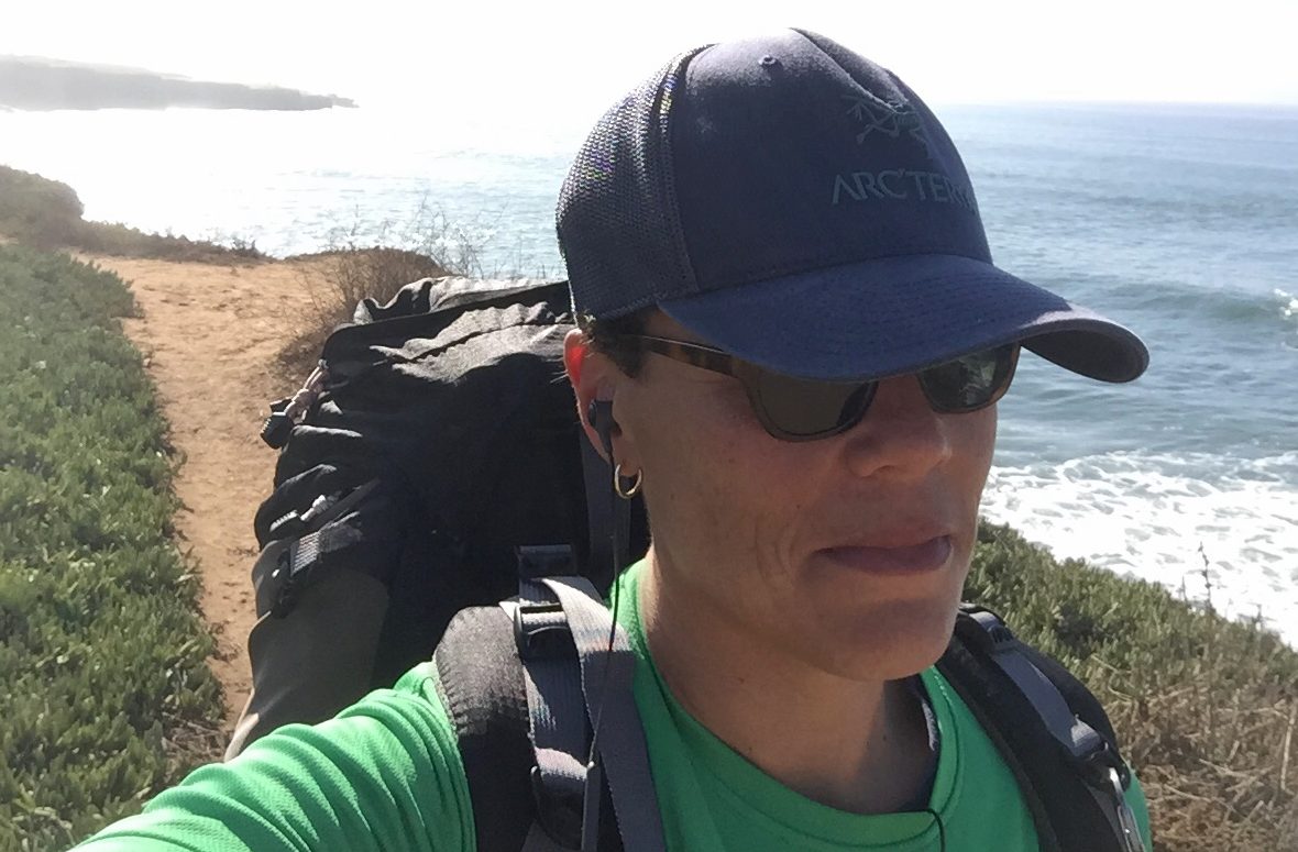 Ilana Kaufman on her recent walk from La Jolla to Mexico (Photo/Ilana Kaufman)