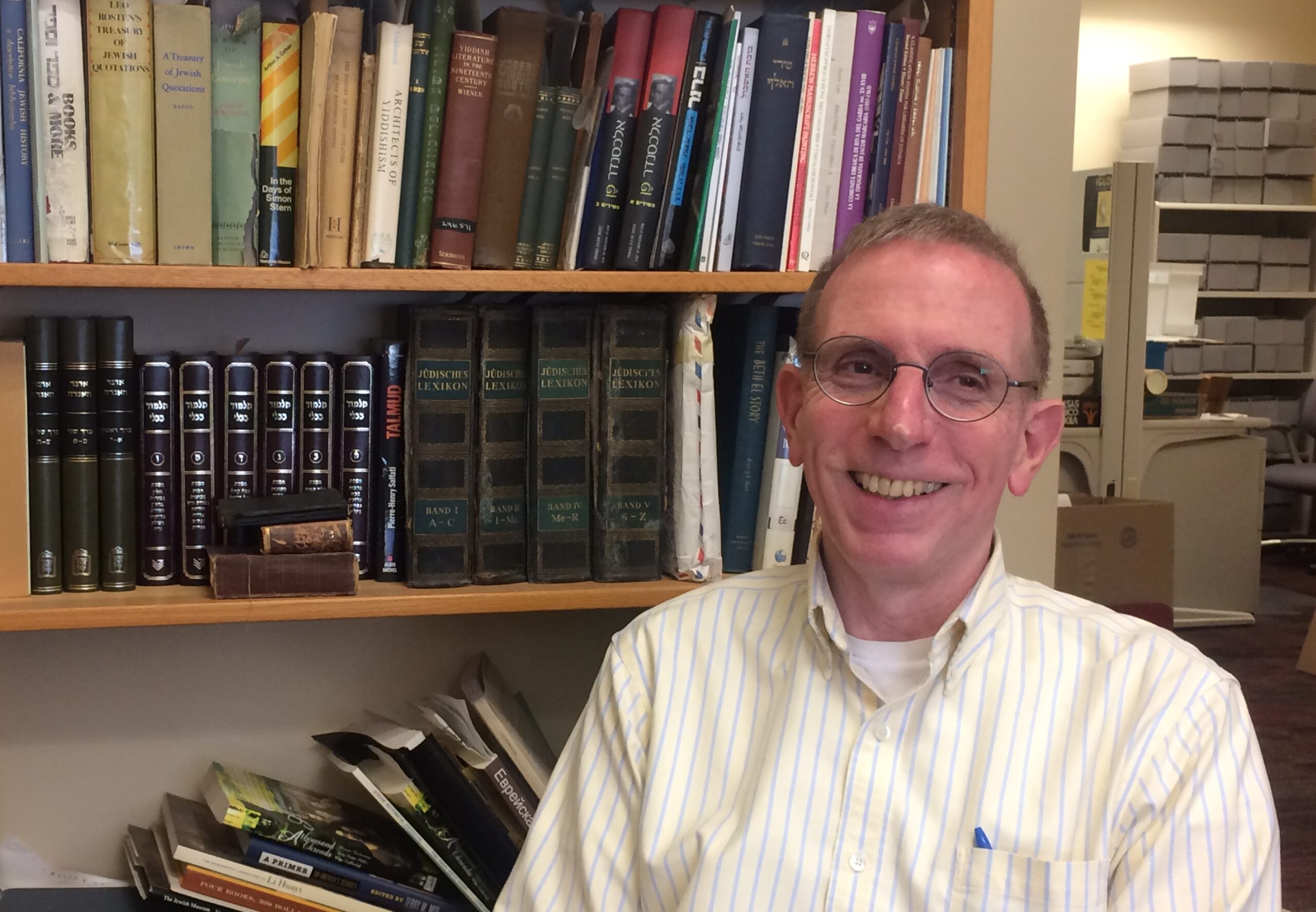 Zachary Baker, recently retired curator of Stanford's Judaica and Hebraica collections