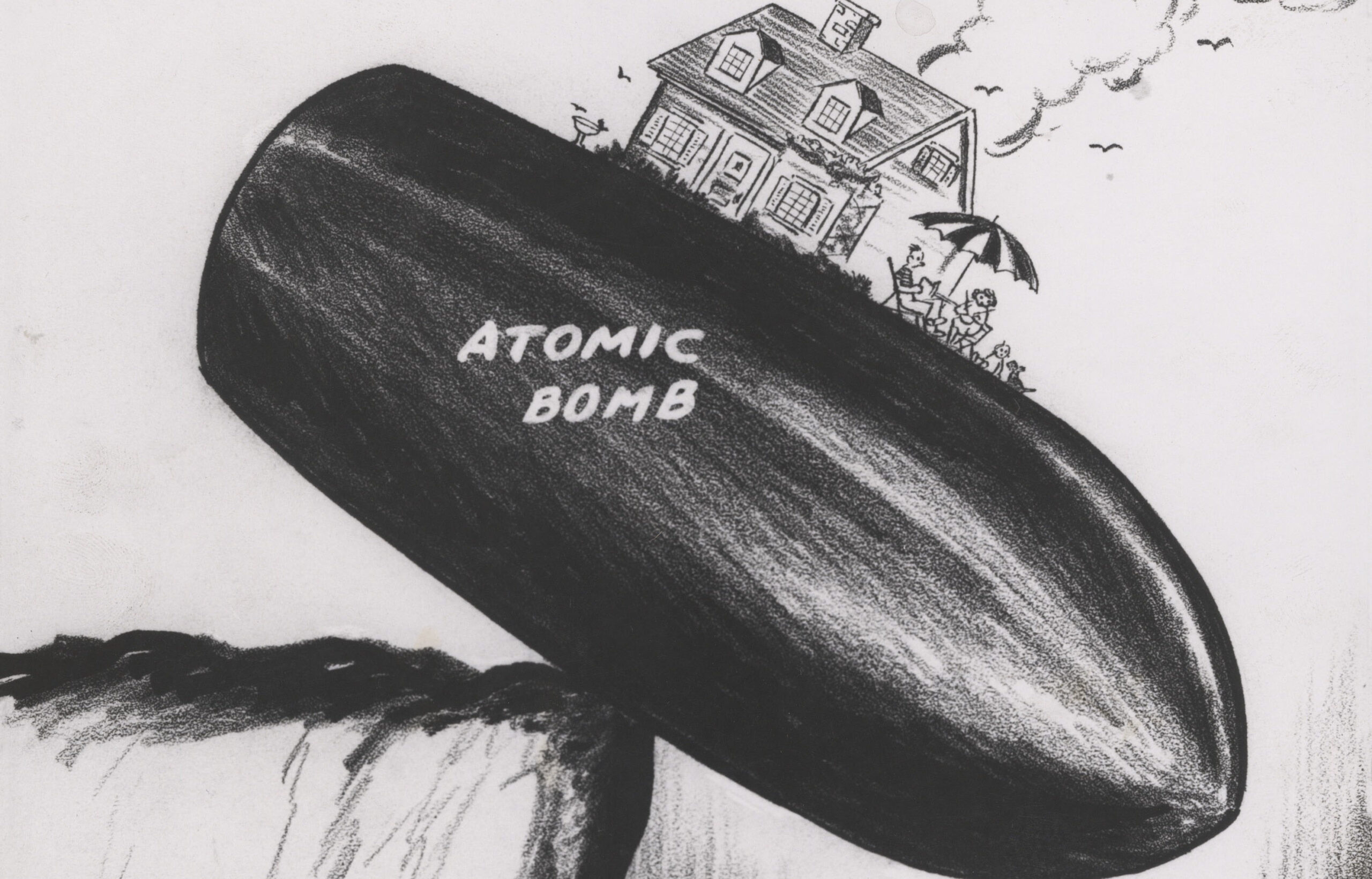 From Rube Goldberg's Pulitzer Prize-winning his 1948 editorial cartoon "Peace Today"
