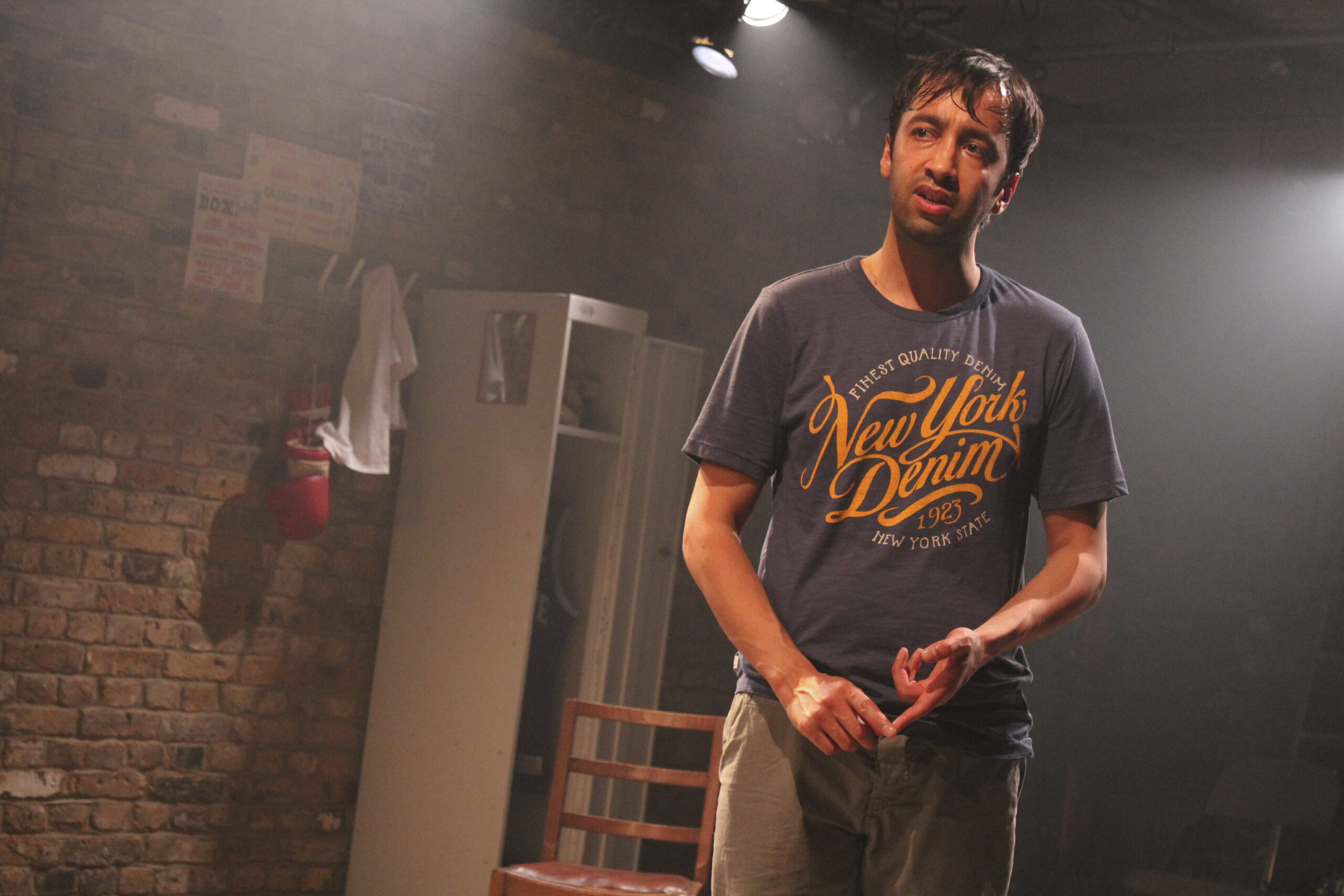 Asif Khan as Isaac in "Love, Bombs & Apples"