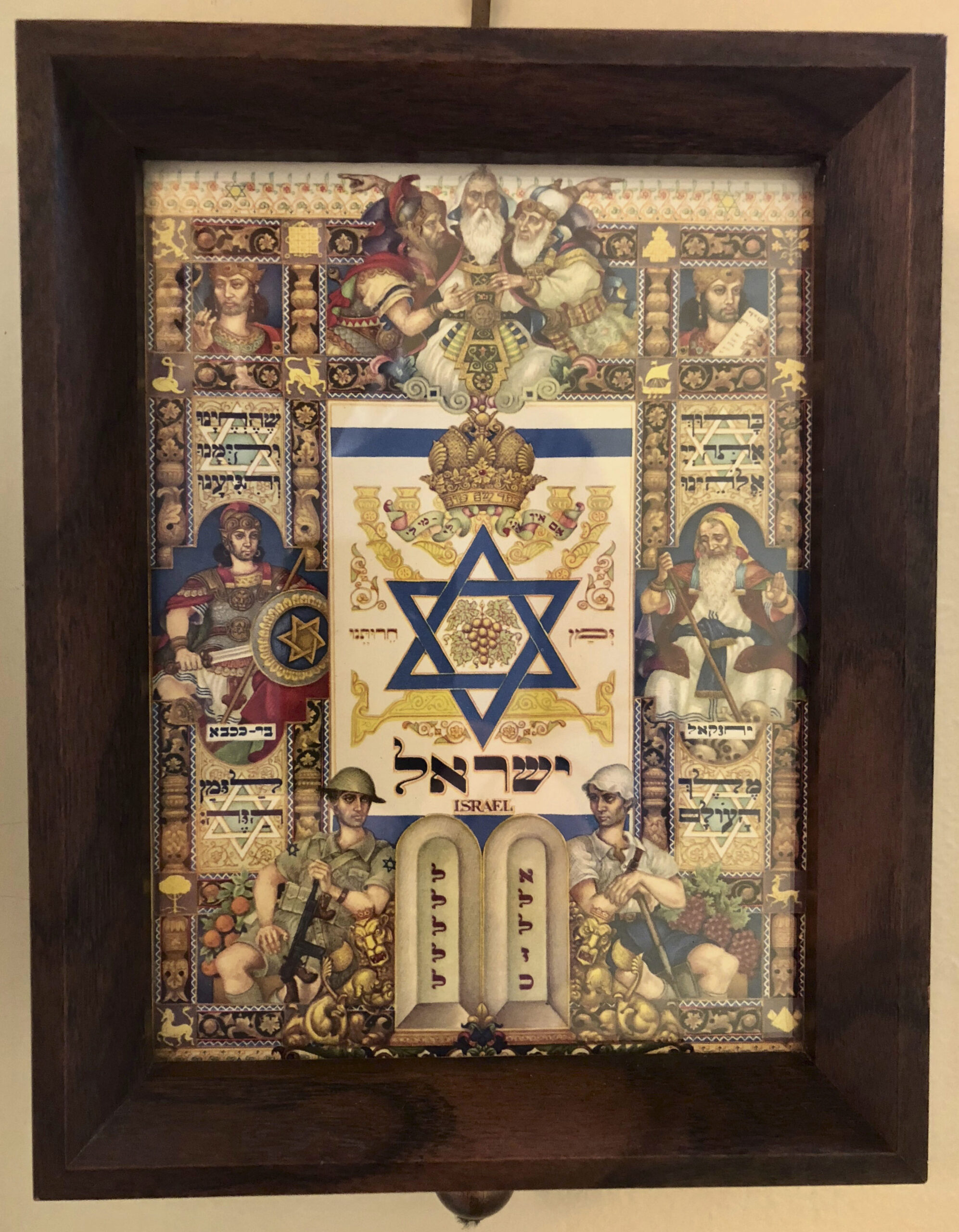 Eisner family music box with art by Arthur Szyk