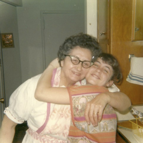 A young Karen Galatz with her grandmother