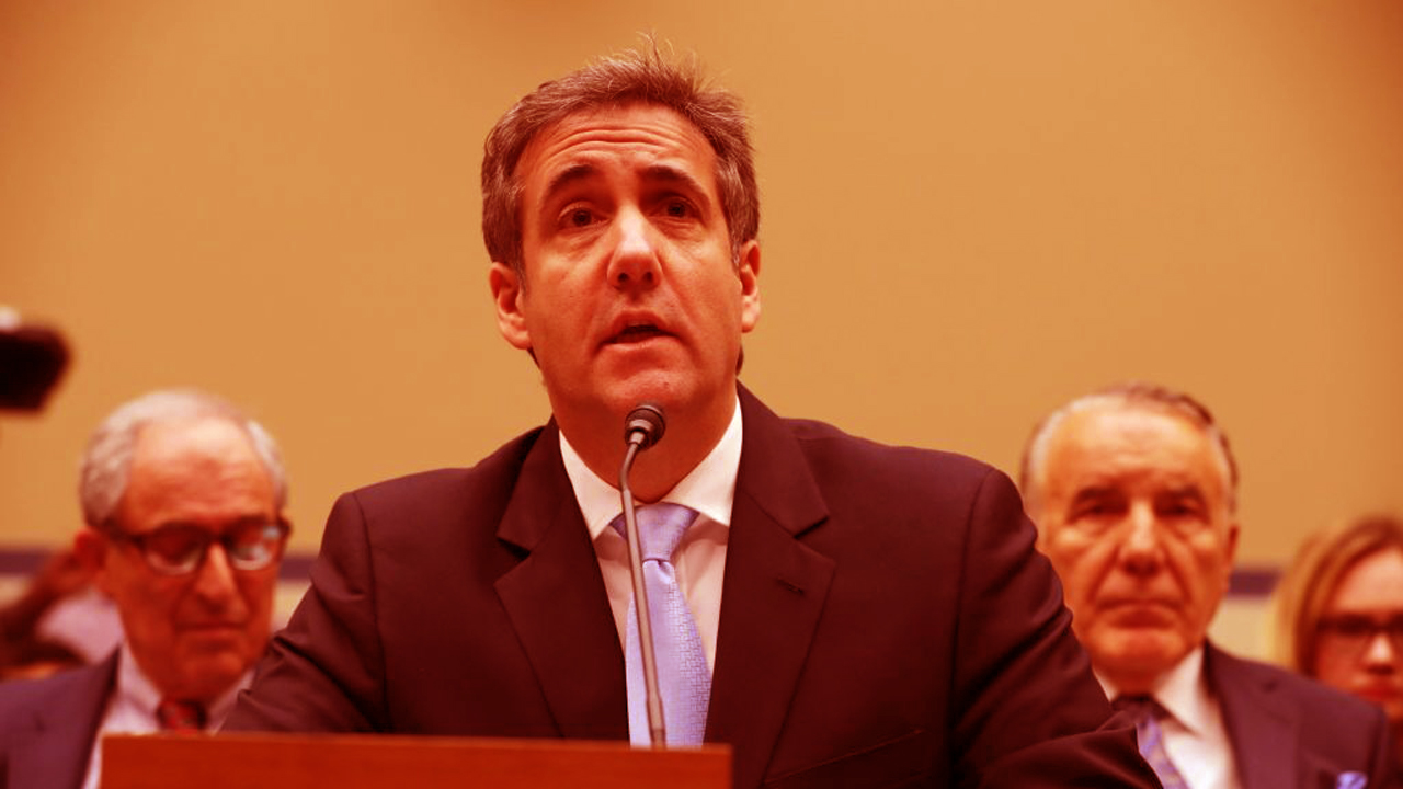 Michael Cohen testifies before the House Oversight Committee on Capitol Hill, Feb. 27, 2019. (Photo/JTA-Chip Somodevilla-Getty Images)