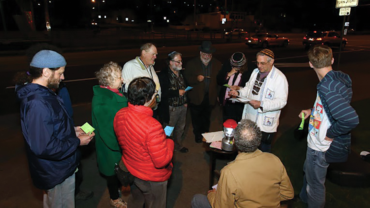 An Omer Project gathering in 2014. (Photo/Max A. Cherney)
