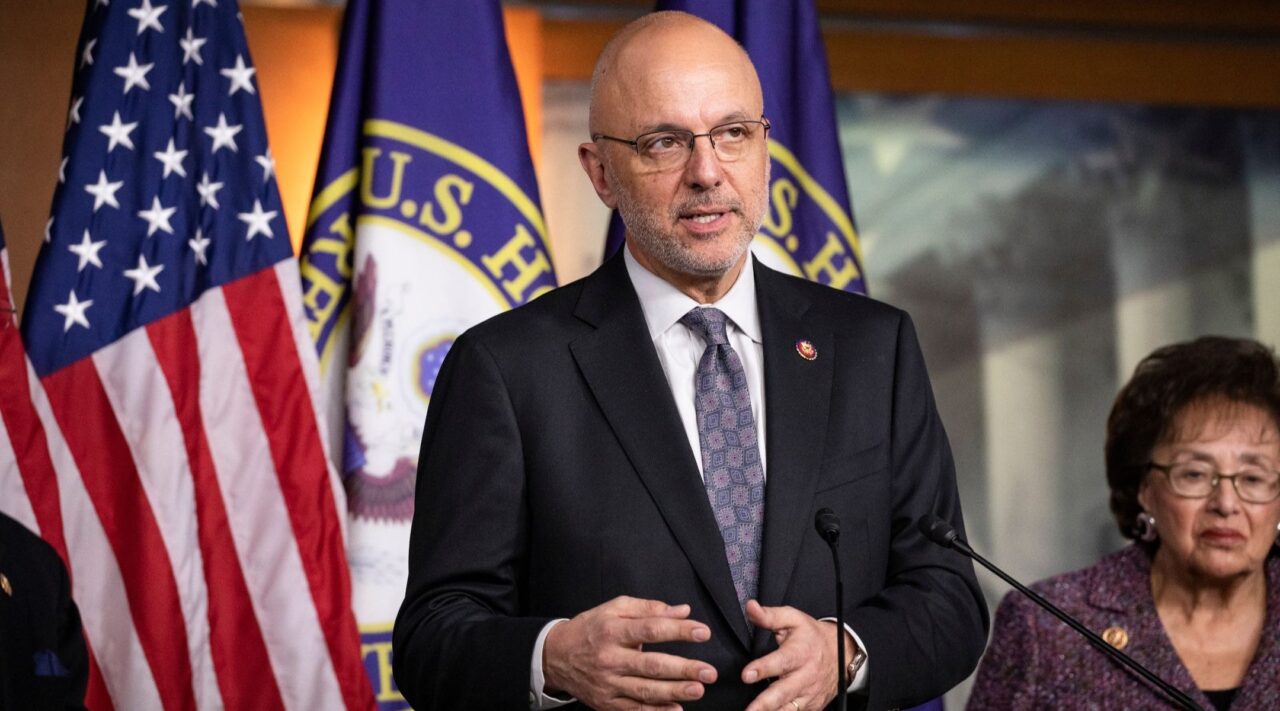 Rep. Ted Deutch, D-Florida, speaks in Washington, D.C., Jan. 28, 2020. (Photo/JTA-Samuel Corum-Getty Images)