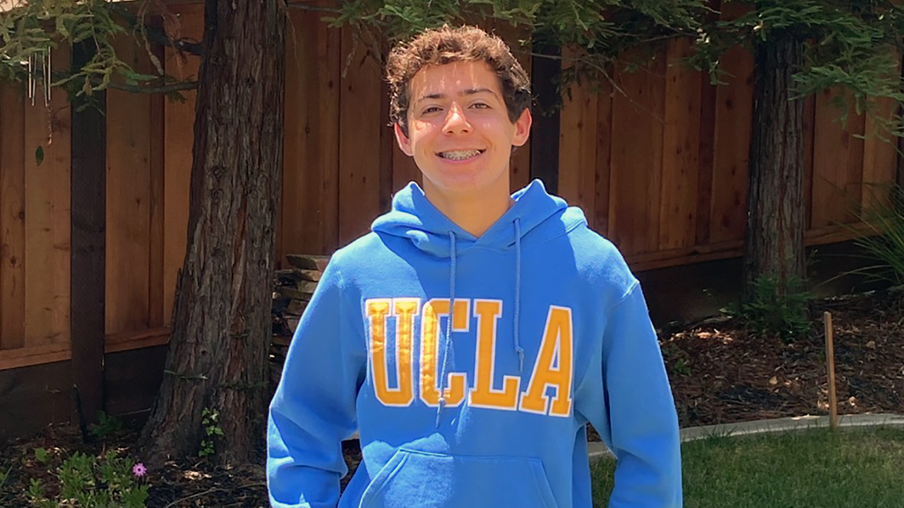 Sam Benabou, a junior at College Park High School in Pleasant Hill, is one of the teens behind the Hamsa Fund. (Photo/Courtesy Benabou)