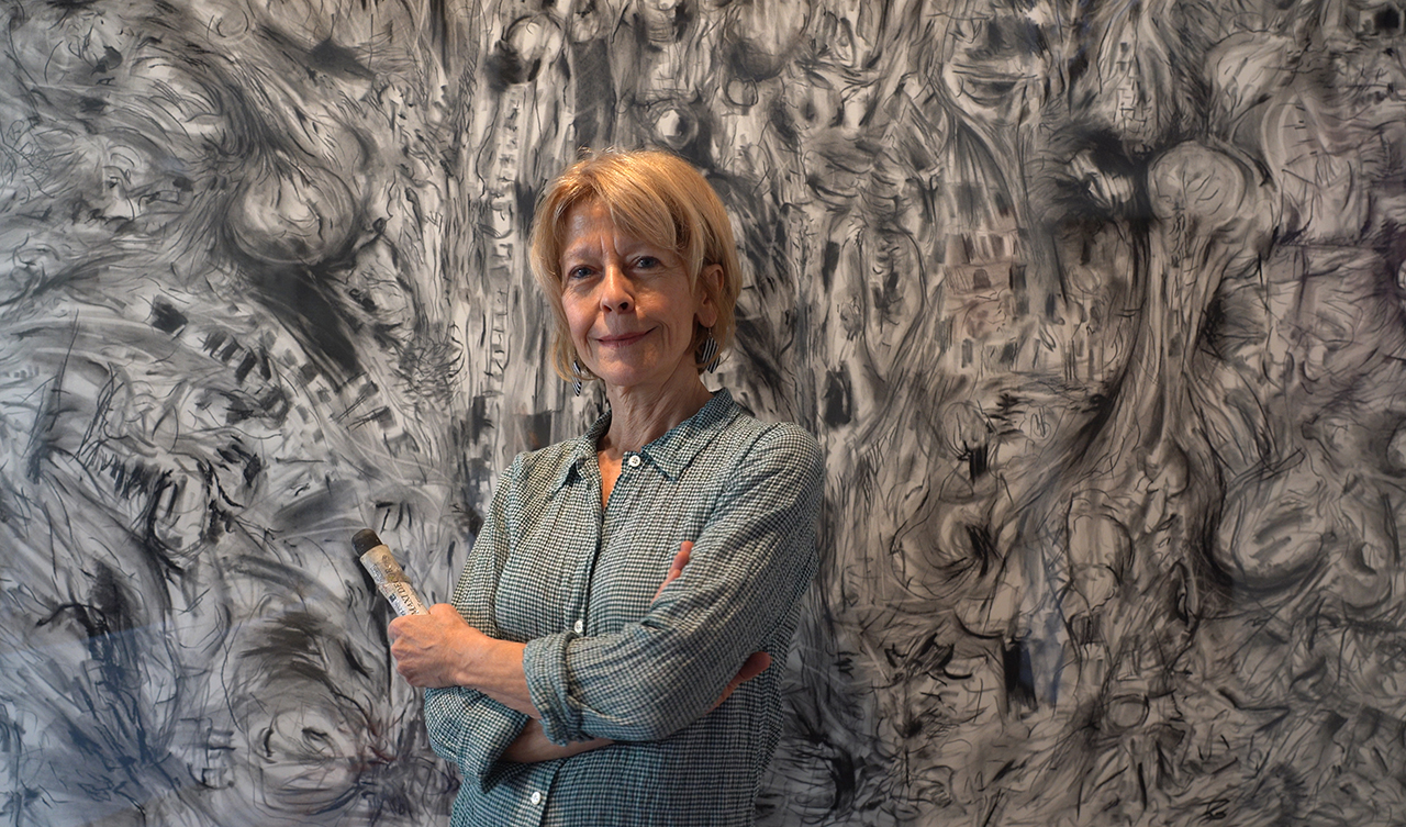 Artist Naomie Kremer has a video installation through November at the American Gallery at the Manifesta Biennial in Marseilles.