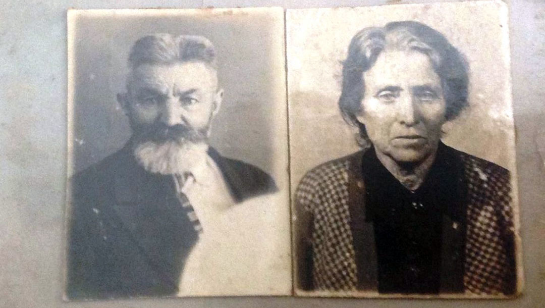 Mordechai and Sheindle Sova were shot in 1941 on a central street of Kyiv, Ukraine and buried in a ditch after they ignored the order to gather to be murdered at Babyn Yar. (Photo/Courtesy Igor Kulakov and Babyn Yar Holocaust Memorial Center)