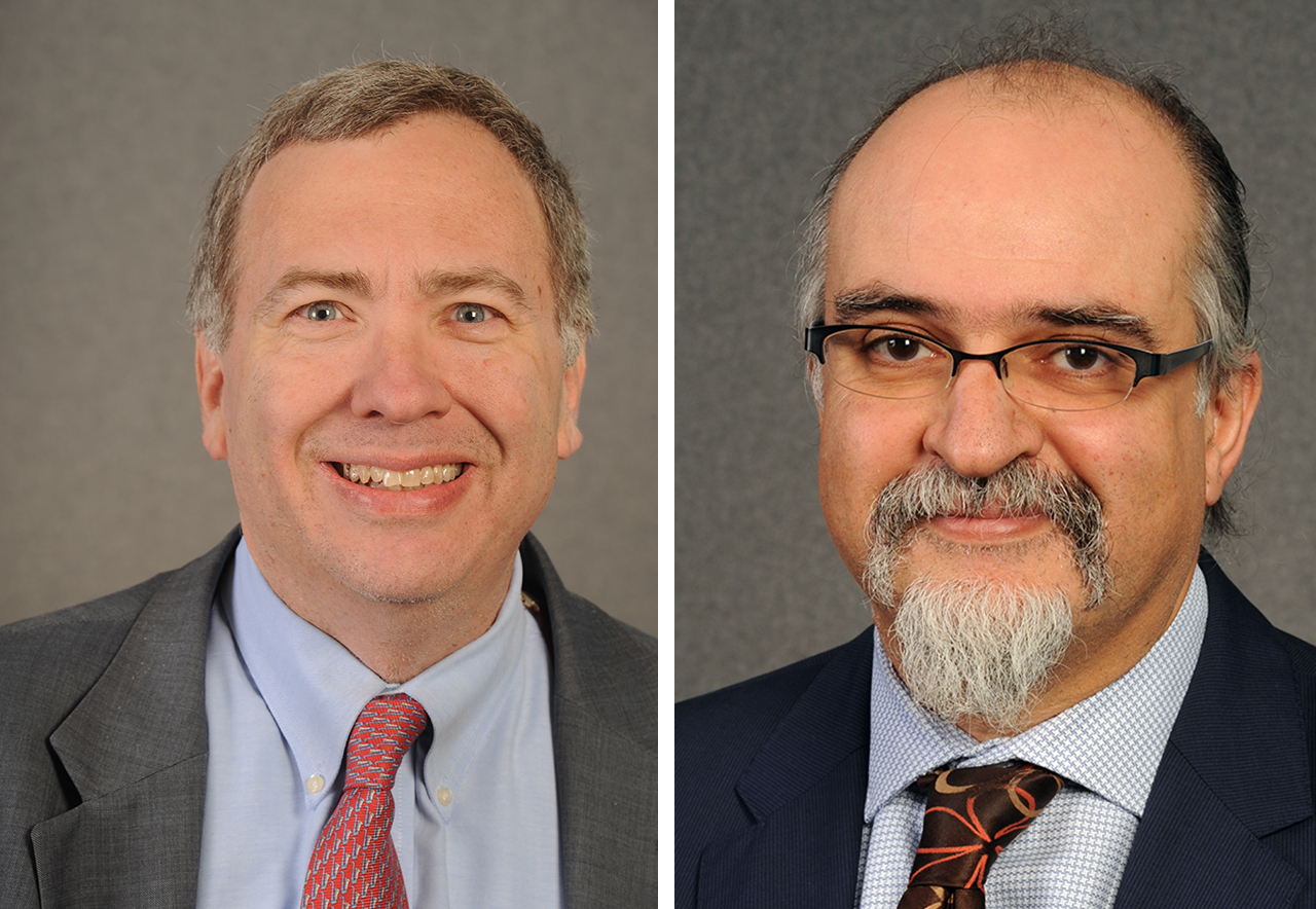 David Makovsky (left) and Ghaith Al-Omari spoke Dec. 16 at the Z3 conference.