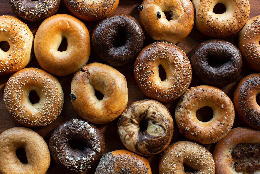 The many bagels of Boichik Bagels. (Photo/Lydia Daniller)