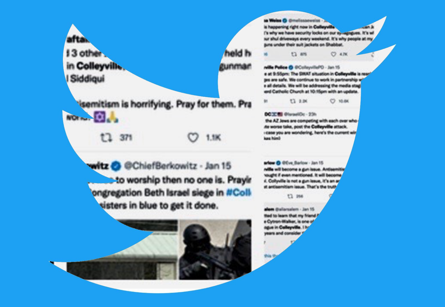 "Twitter isn't real life, but it is a close simulacrum of how Jews talk to and about one another." (JTA illustration by Mollie Suss)