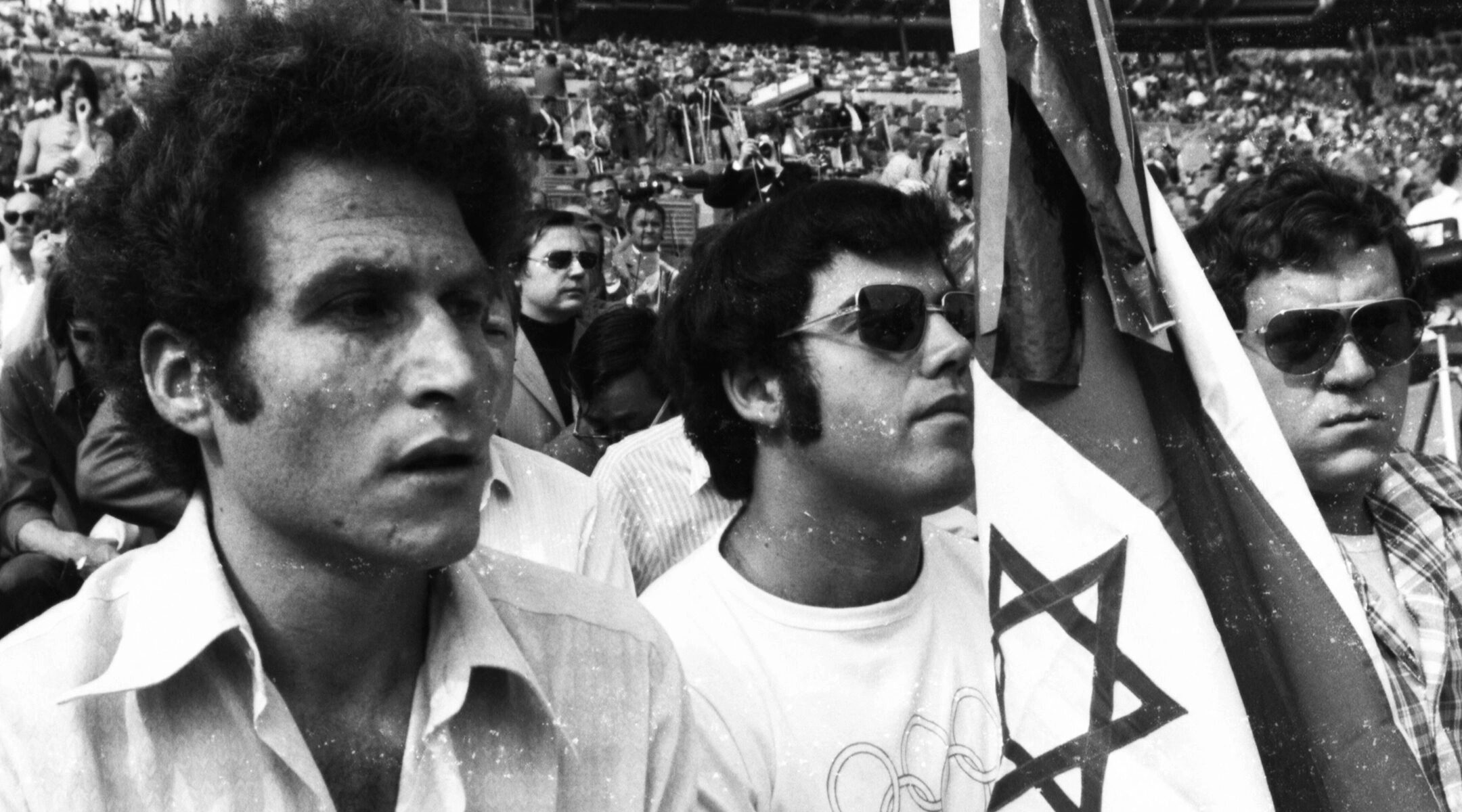 Israeli fans at the 1972 Olympics in Munich, Sept. 5, 1972. (Photo/JTA-Klaus Rose-picture alliance via Getty Images)