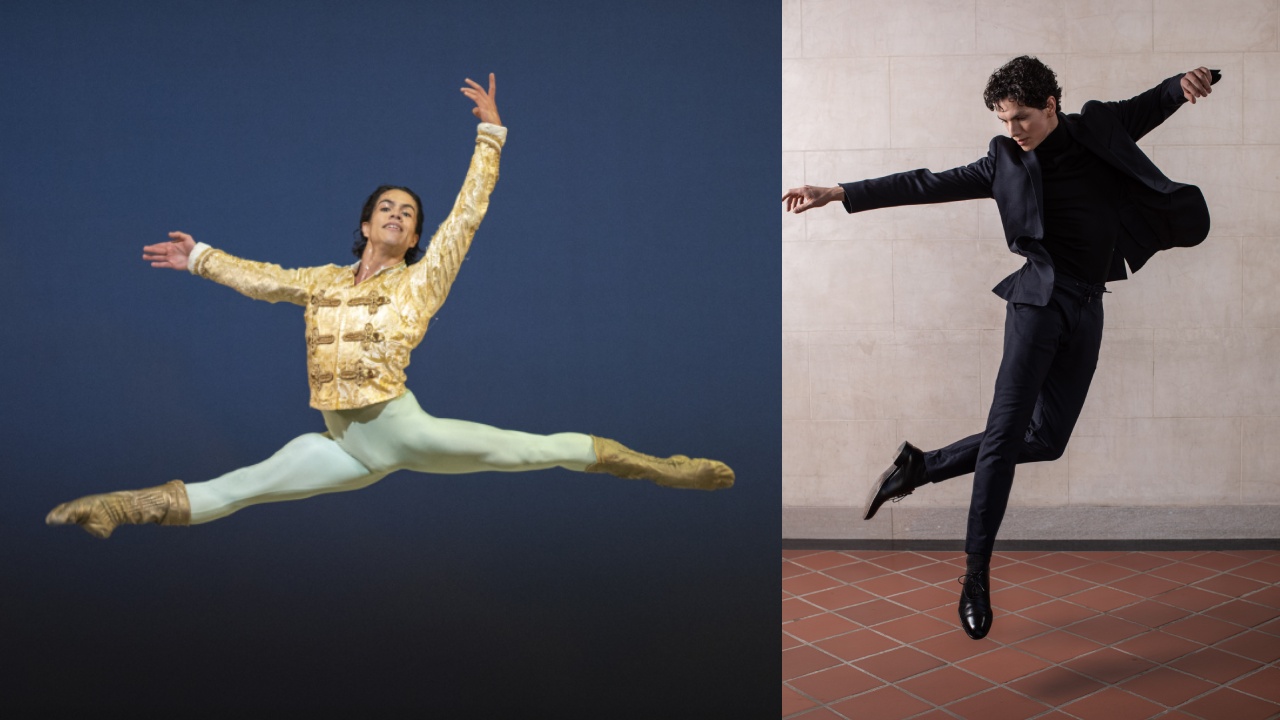 Brothers Esteban Hernández (left; photo/Erik Tomasson) and Isaac (right; photo/Stephen Texeira) are both appearing in "The Nutcracker" in San Francisco this year.
