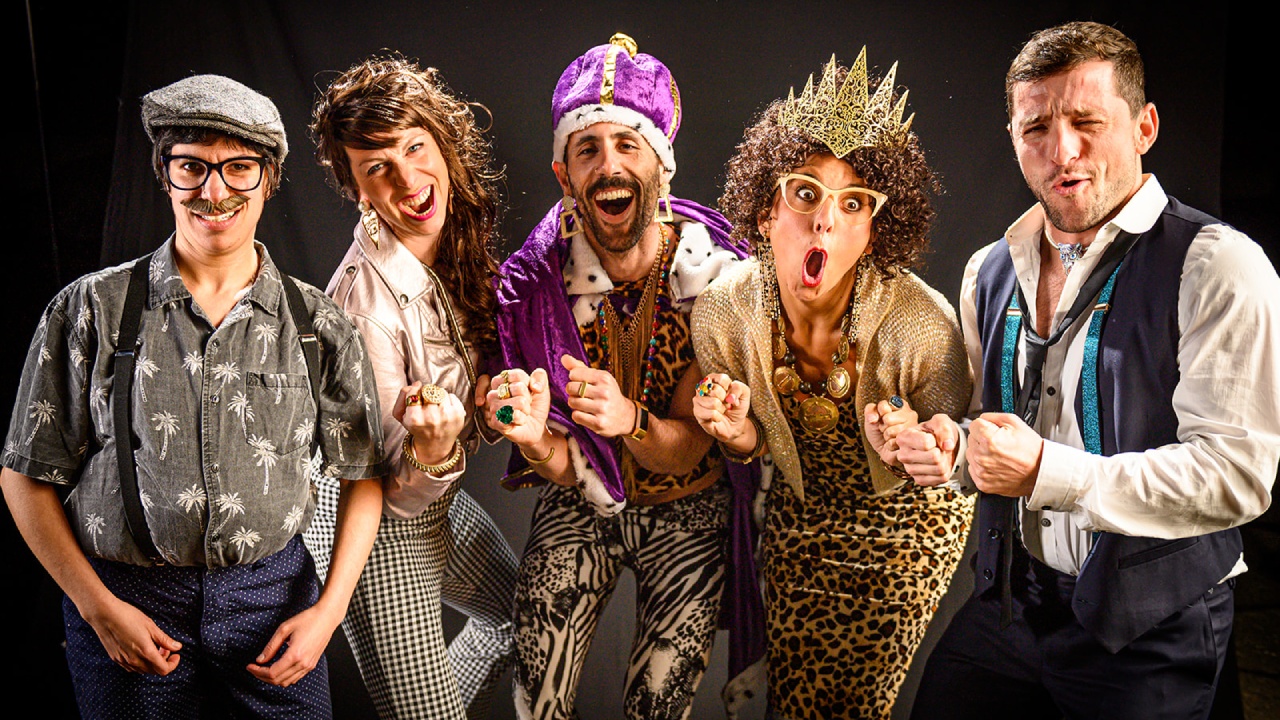 Performers in the 2020 version of "The Shushan Queens." (Photo/Eli Zaturanski)