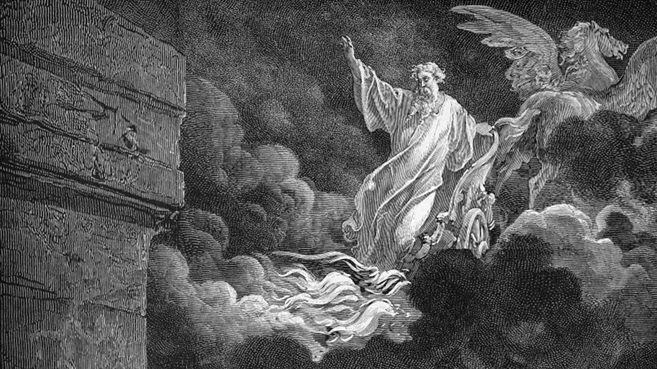 From "Elijah's Ascension" by Gustave Doré, 1865