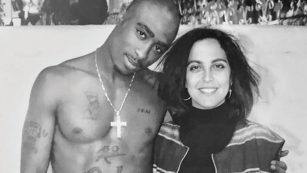 Tupac Shakur (left) met Leila Steinberg when he was a 17-year-old senior at Tamalpais High School in Mill Valley. She managed him from 1989 to 1993. (Photo/Kathy Crawford)