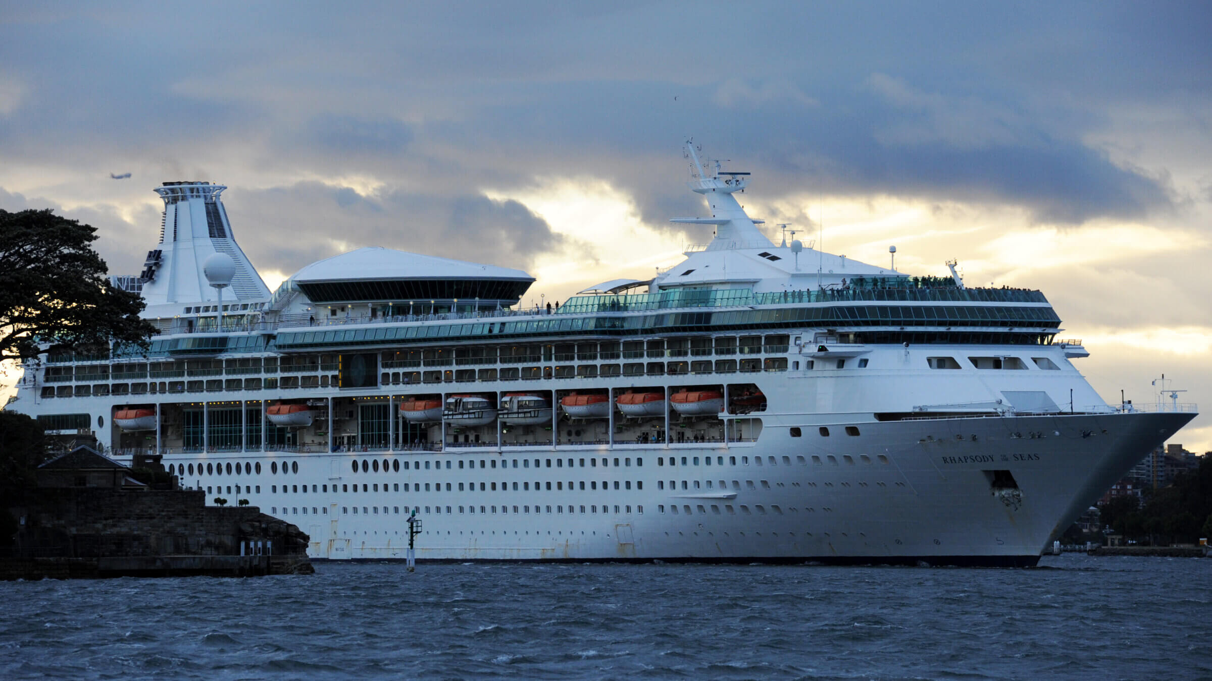 The Rhapsody, a Royal Caribbean cruise ship. (Photo/Forward-Getty Images)