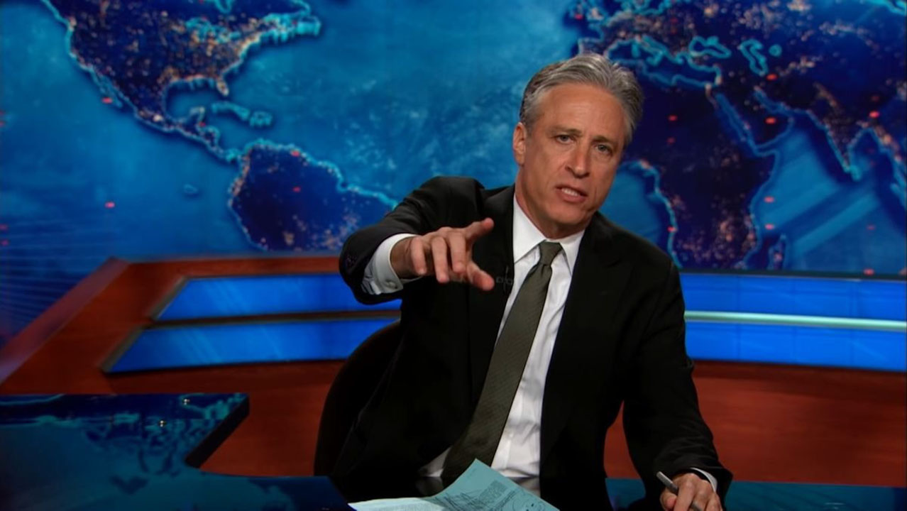 Jon Stewart is returning to his old perch on "The Daily Show" — but only part-time. (Photo/Comedy Central)