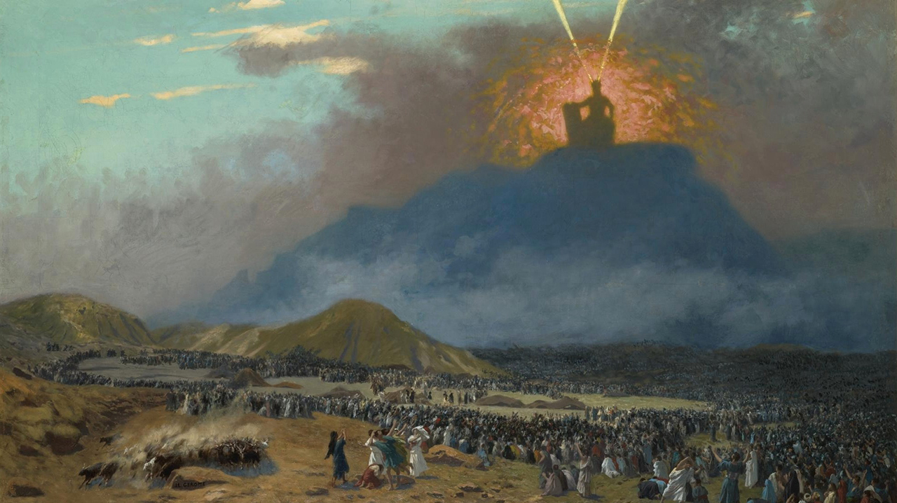 "Moses on Mount Sinai" by Jean-Léon Gérôme, 1895-1900