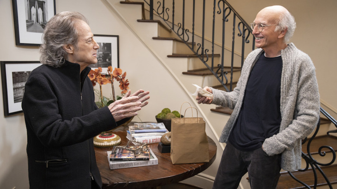 Richard Lewis and Larry David in an episode of "Curb Your Enthusiasm." (Photo/HBO)