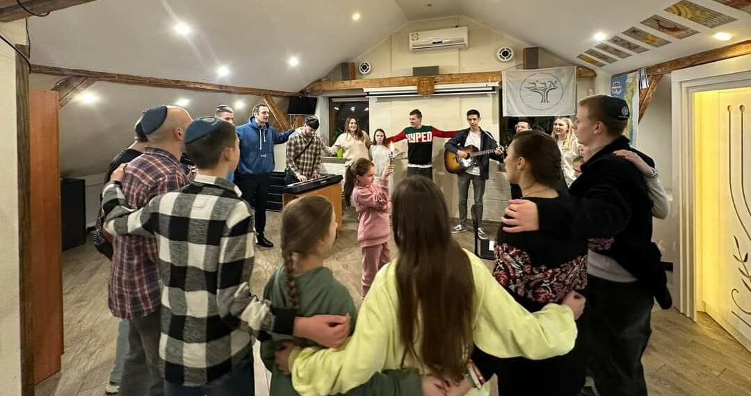 The Masorti community in Chernivtsi has doubled to about 70 families because of internal displacement within Ukraine induced by the Russian invasion and ongoing war. (Photo/Courtesy Chernivtsi Jewish Community)