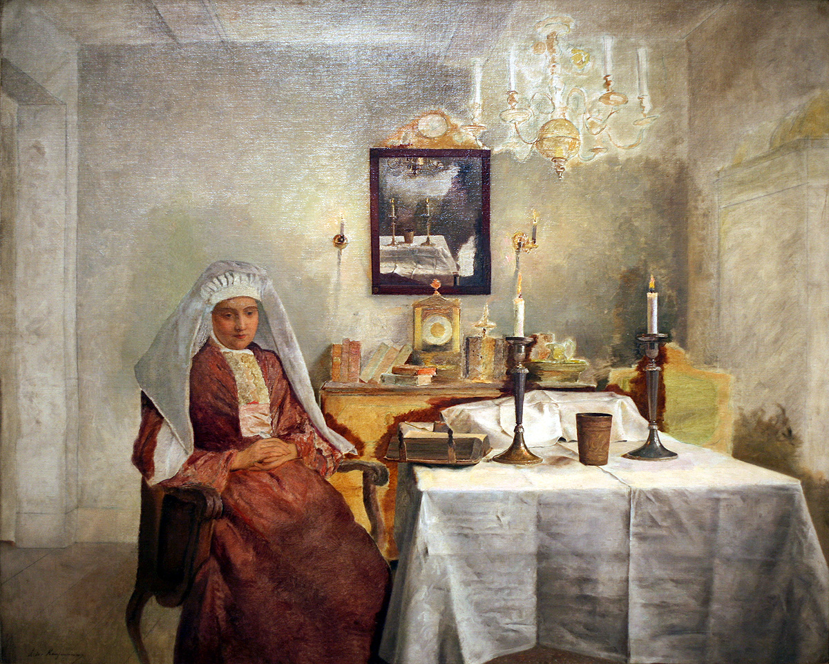 "Friday Evening" by Isidor Kaufmann, 1920 (Photo/Wikimedia Commons)