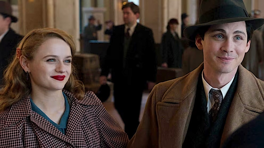 Joey King, as Halina, and Logan Lerman, as Andy, in a scene from "We Were the Lucky Ones." (Photo/Hulu)
