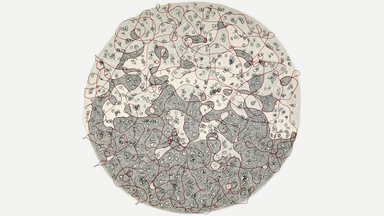 Lisa Kokin's "Red Line" will appear in the Contemporary Jewish Museum's upcoming California Jewish Open. (Photo/Courtesy Kokin)