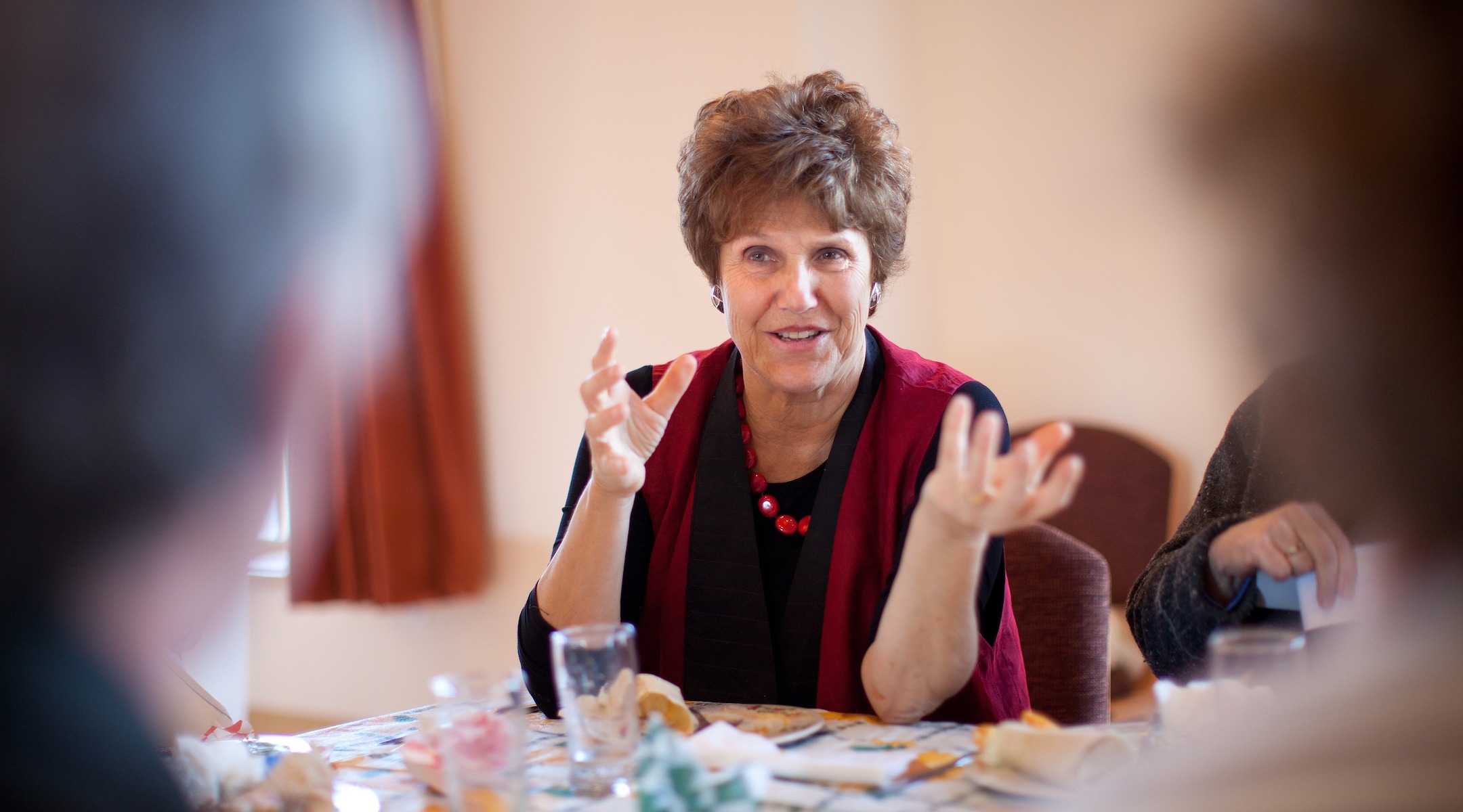 Joan Nathan at a National Yiddish Book Center event in Amherst, Massachusetts, in 2011. (Photo/JTA-Dina Rudick-The Boston Globe via Getty Images)