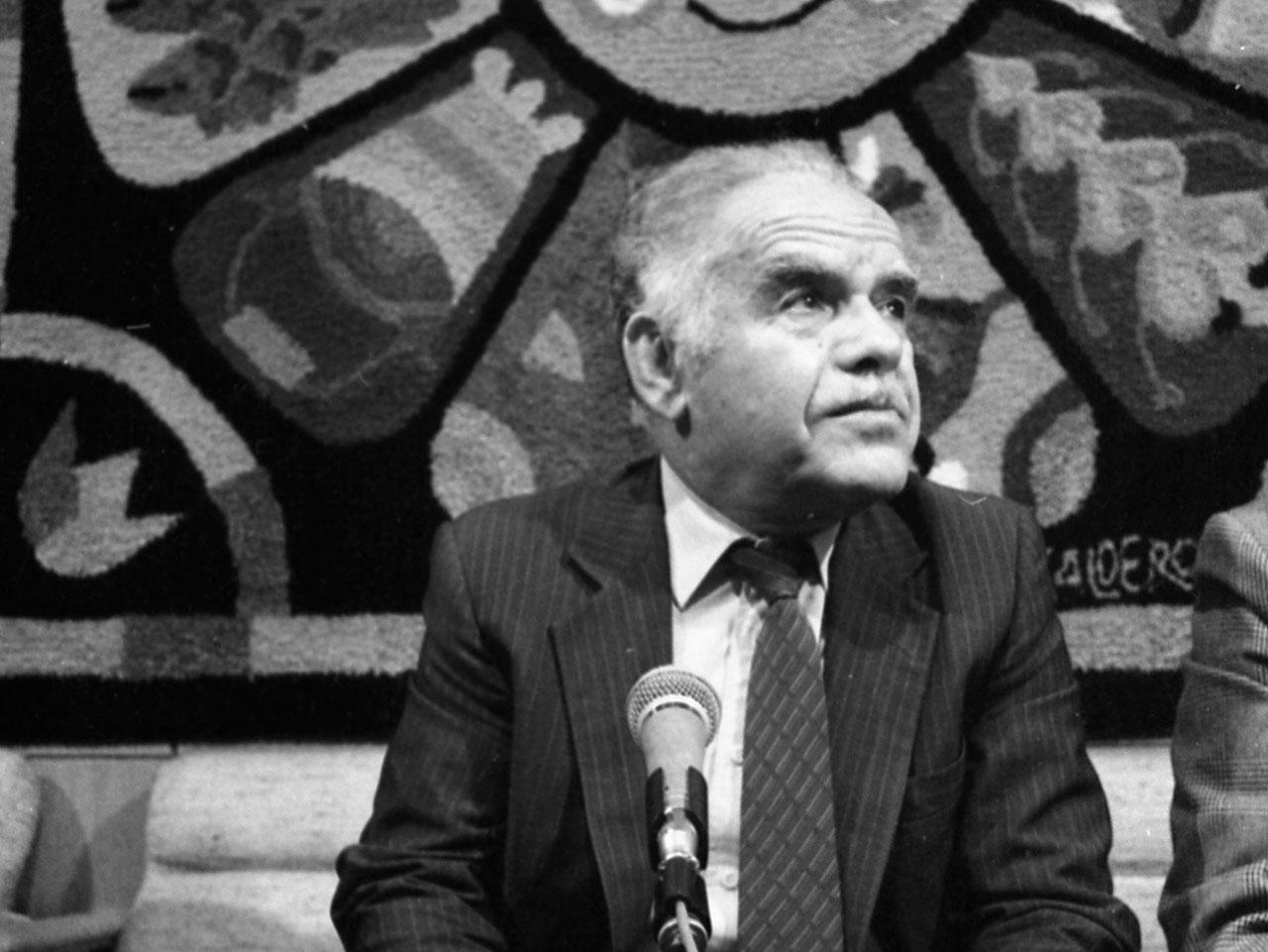 Yitzhak Shamir, then Israel's foreign minister, in 1984. (Photo/Yoni Salinger-Dan Hadani collection-National Library of Israel-The Pritzker Family National Photography Collection CC BY 4.0)