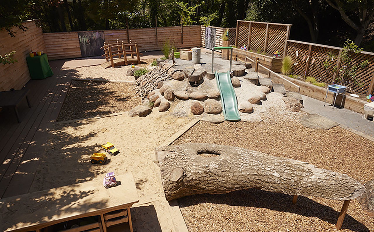 The playground at the Osher Marin JCC's new satellite campus in Mill Valley. (Photo/Courtesy)