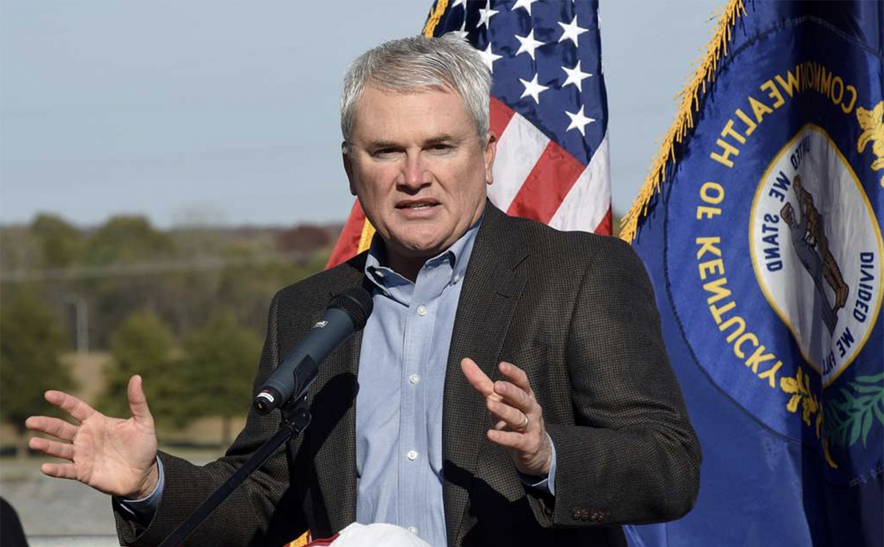 Rep. James Comer (R-KY) speaking in 2019. (Photo/U.S. Fish and Wildlife Service)