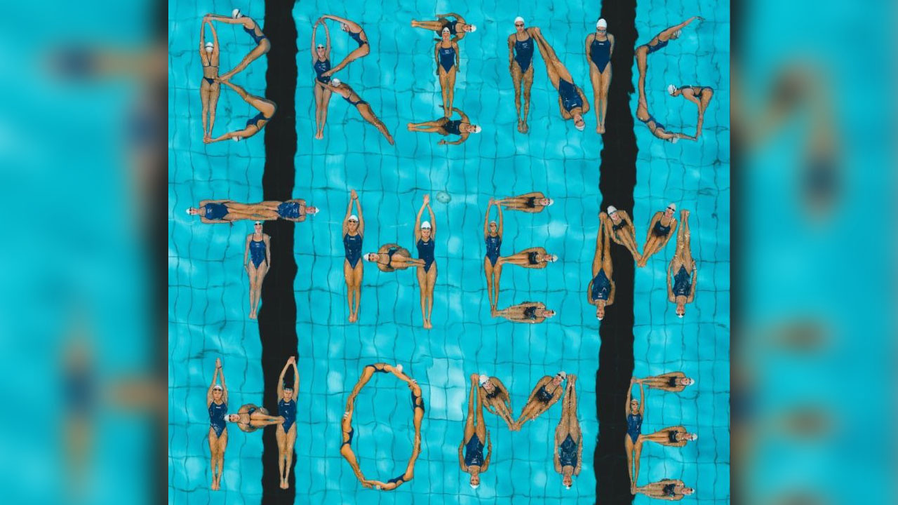 This widely shared visual of Israeli athletes incorrectly placed them in the context of the 2024 Paris Olympics. (Screenshot from Instagram)