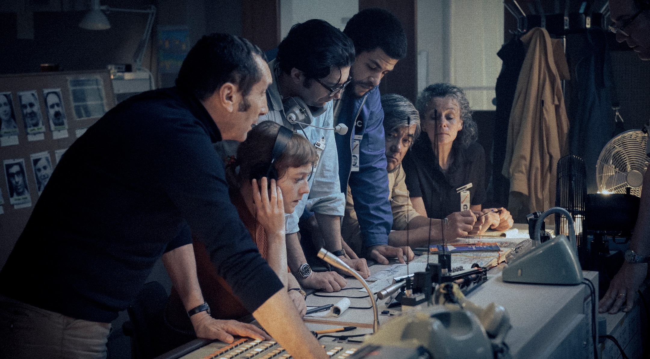“September 5” shows a team of ABC News producers struggling with live coverage decisions as tragedy unfolds in front of them during the 1972 Munich Olympic Games. (Courtesy of Paramount PIctures)