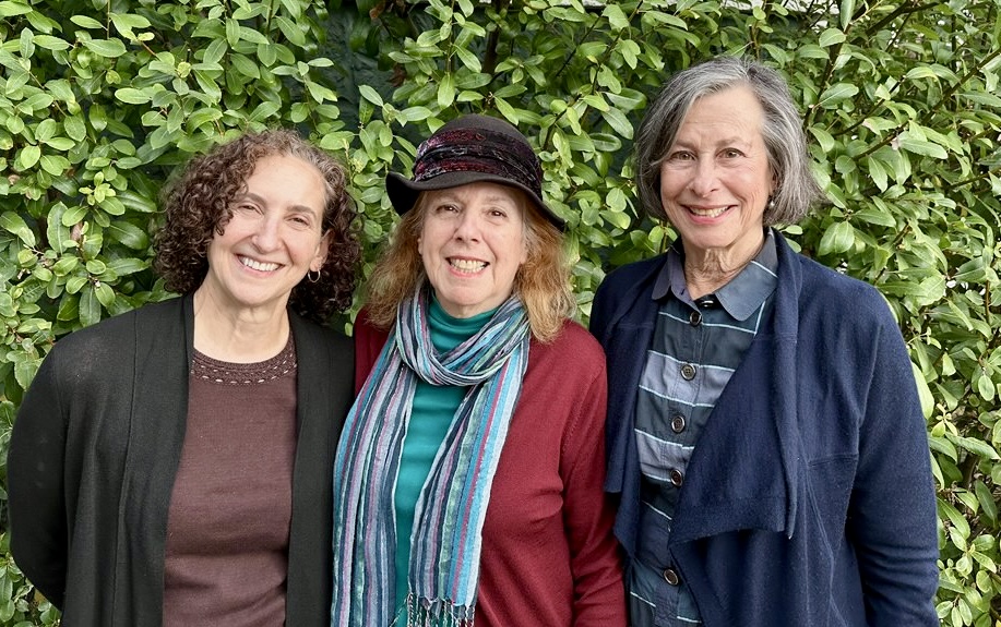 From left to right: Karen Fiss, Naomi Katz and Cecille Gunst.