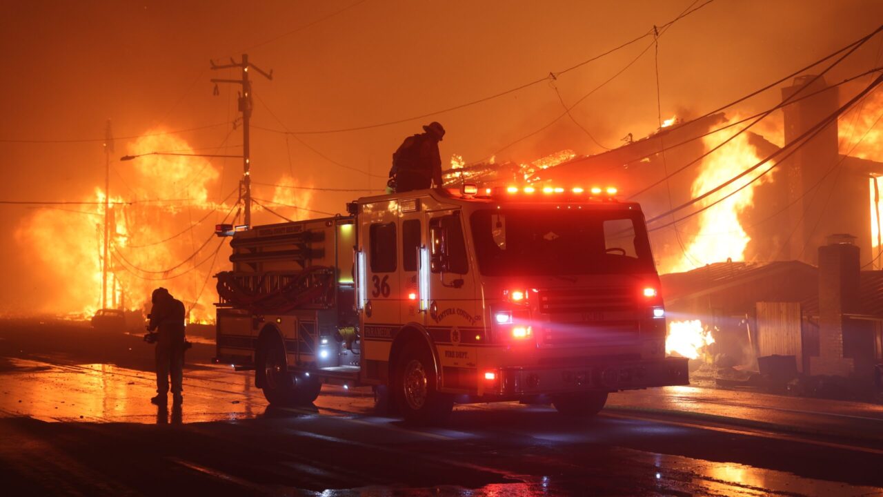 Firefighters respond to fire
