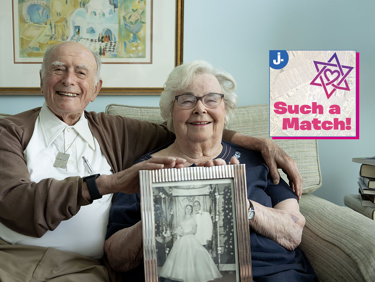 Joanne and Bernie Arfin. (Aaron Levy-Wolins/J. Staff)