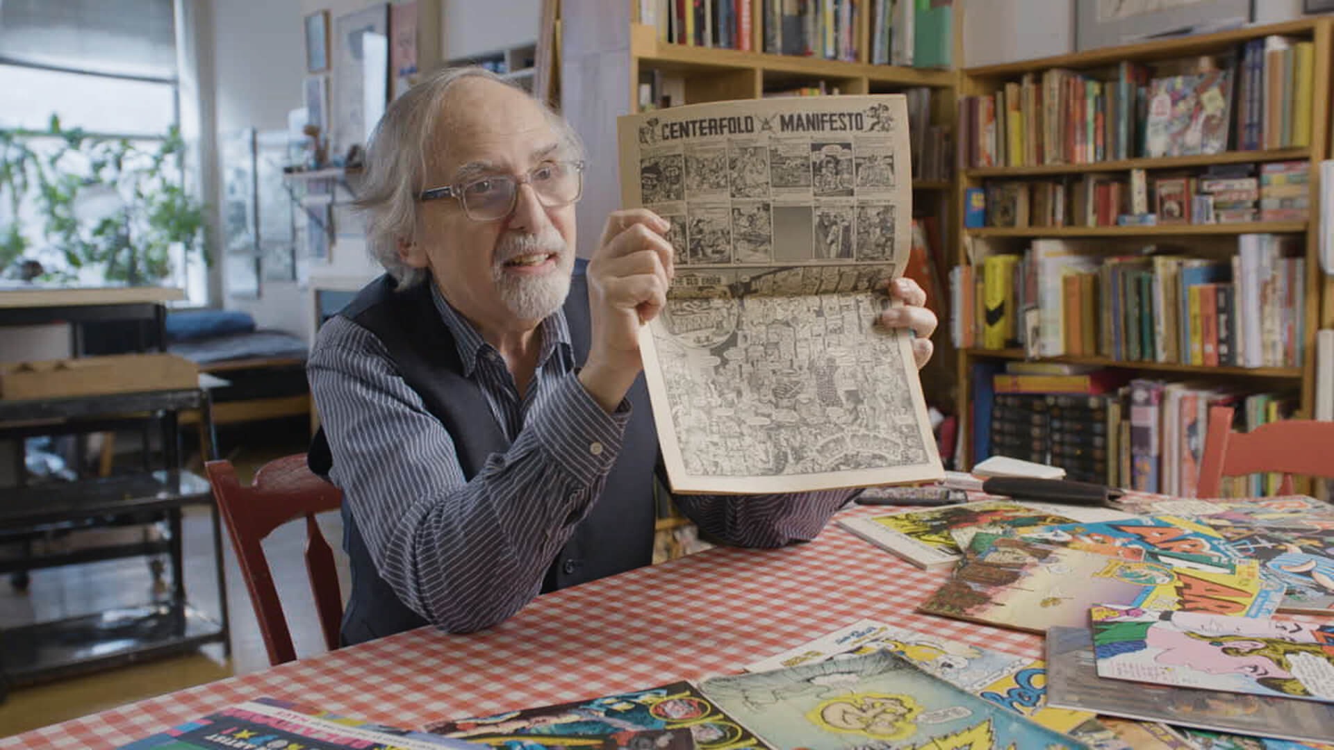 Art Spiegelman in "Disaster is my Muse." (Courtesy of Zipatone)