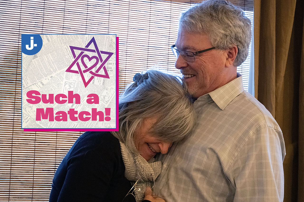 Donna and Joe at their home in San Francisco on Jan. 21, 2025. (Aaron Levy-Wolins/J. Staff)