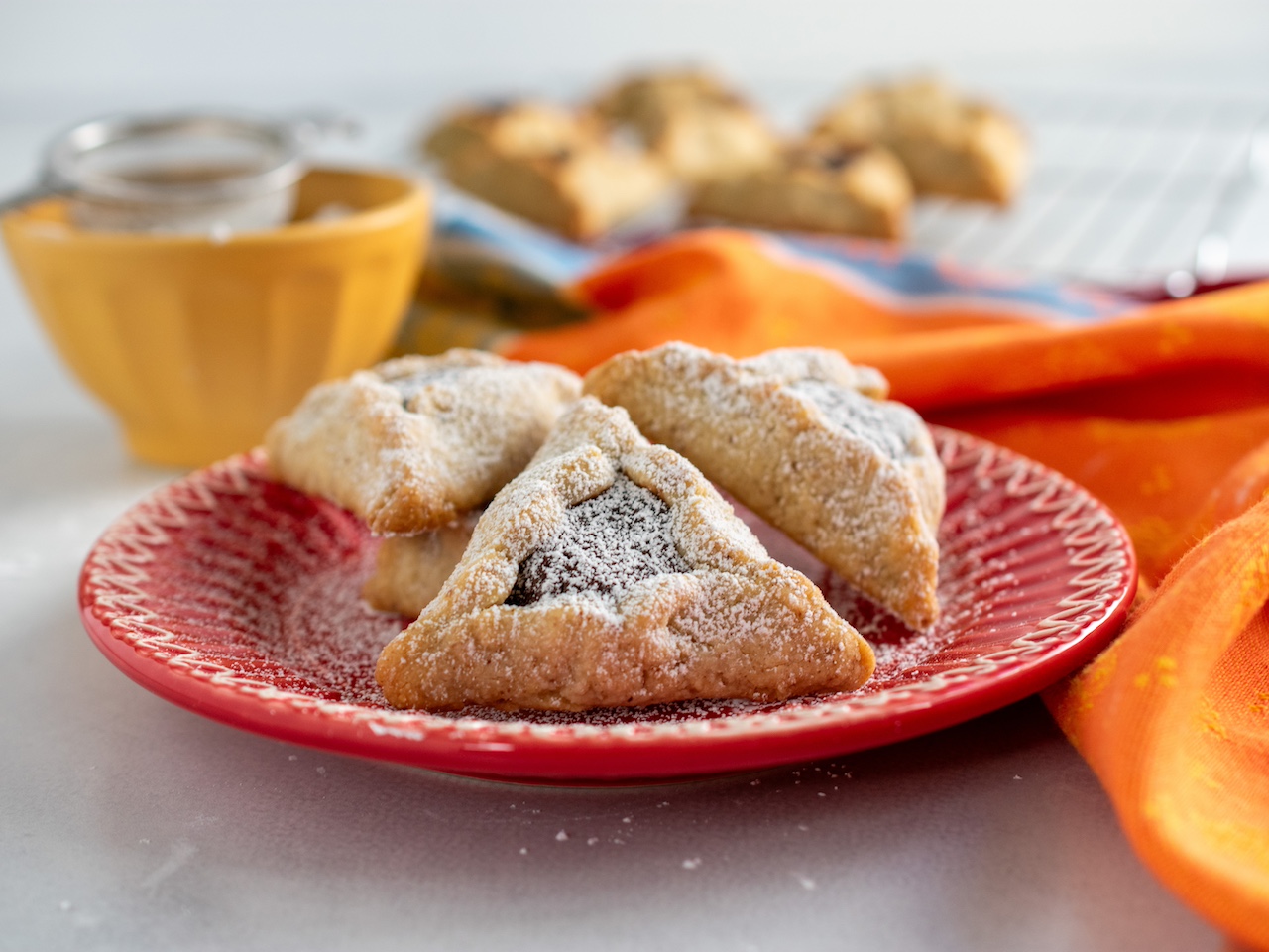 Mexican-inspired wedding hamantaschen were custom-designed for J. staff writer Emma Goss and Héber Cruz Berber, who married on Feb. 23. (Beth Lee)