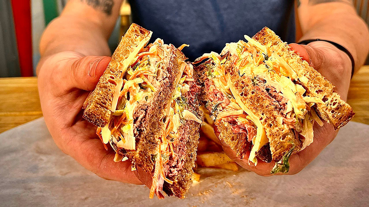 A deli sandwich as served for a time at Little Red Window by Adam Rosenblum, whose next project, Super Mensch, will also feature deli classics. (File photo)