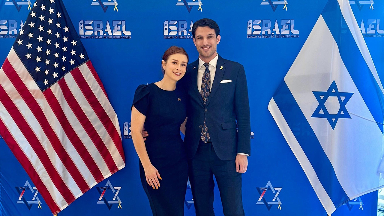 Sarah Milgrim and Yaron Lischinsky were identified as the two Israeli embassy staffers killed in a shooting outside the Capital Jewish Museum in Washington, D.C., on May 21, 2025. They had attended an embassy event to mark Israel's 77th Independence Day on May 10. (X)