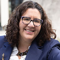 Morgan Blum Schneider, the director of the JFCS Holocaust Center, a program of Jewish Family
and Children’s Services. (Courtesy)