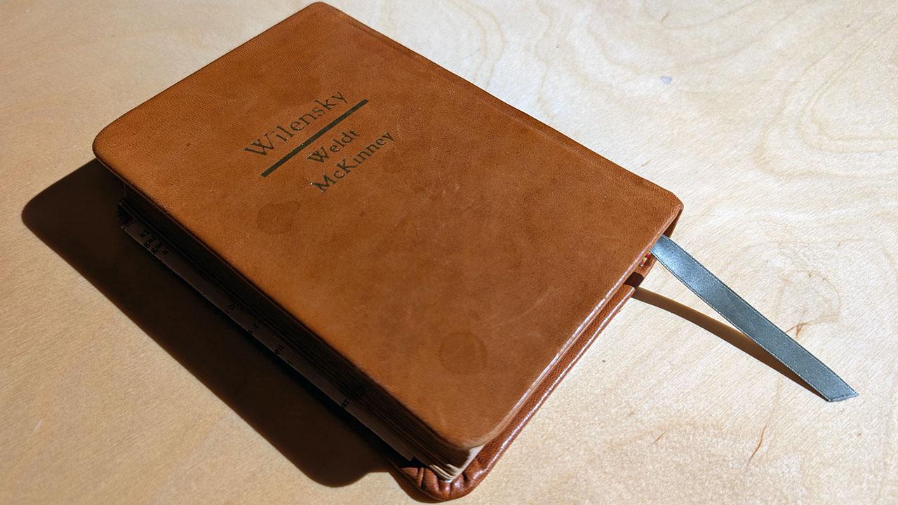 The author's 101-year-old family siddur. (David A.M. Wilensky/J. Staff)