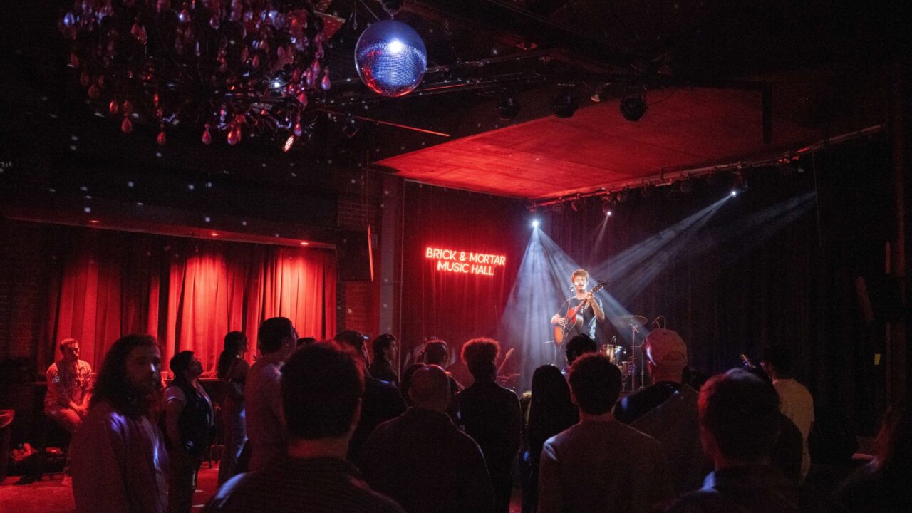 Chance Rein performs on stage